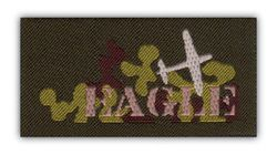 Nažehľovacie etikety stredné - eagle